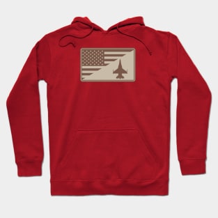 F-16 Viper US Flag (subdued) Hoodie